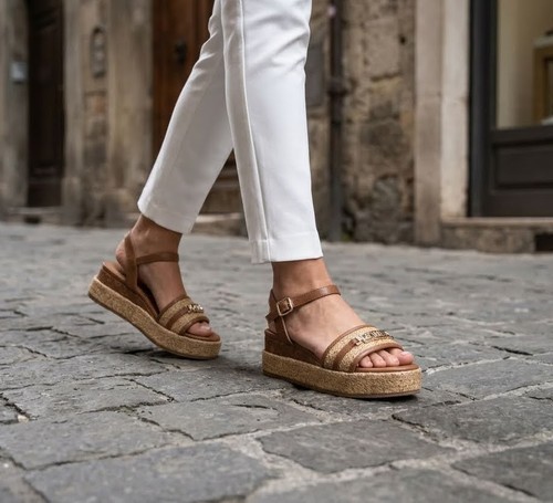 Braun damen sandalen - damen, mit