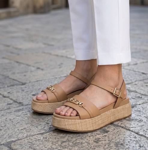 Beige damen sandalen mit - damen,