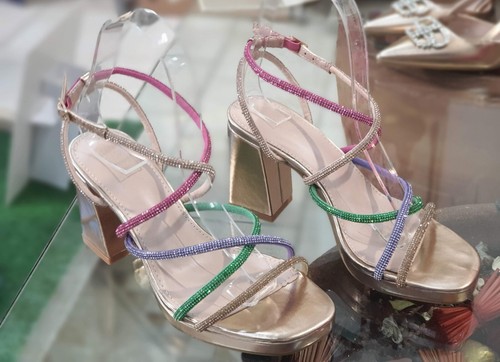 Damen sandalen champagner - damen,